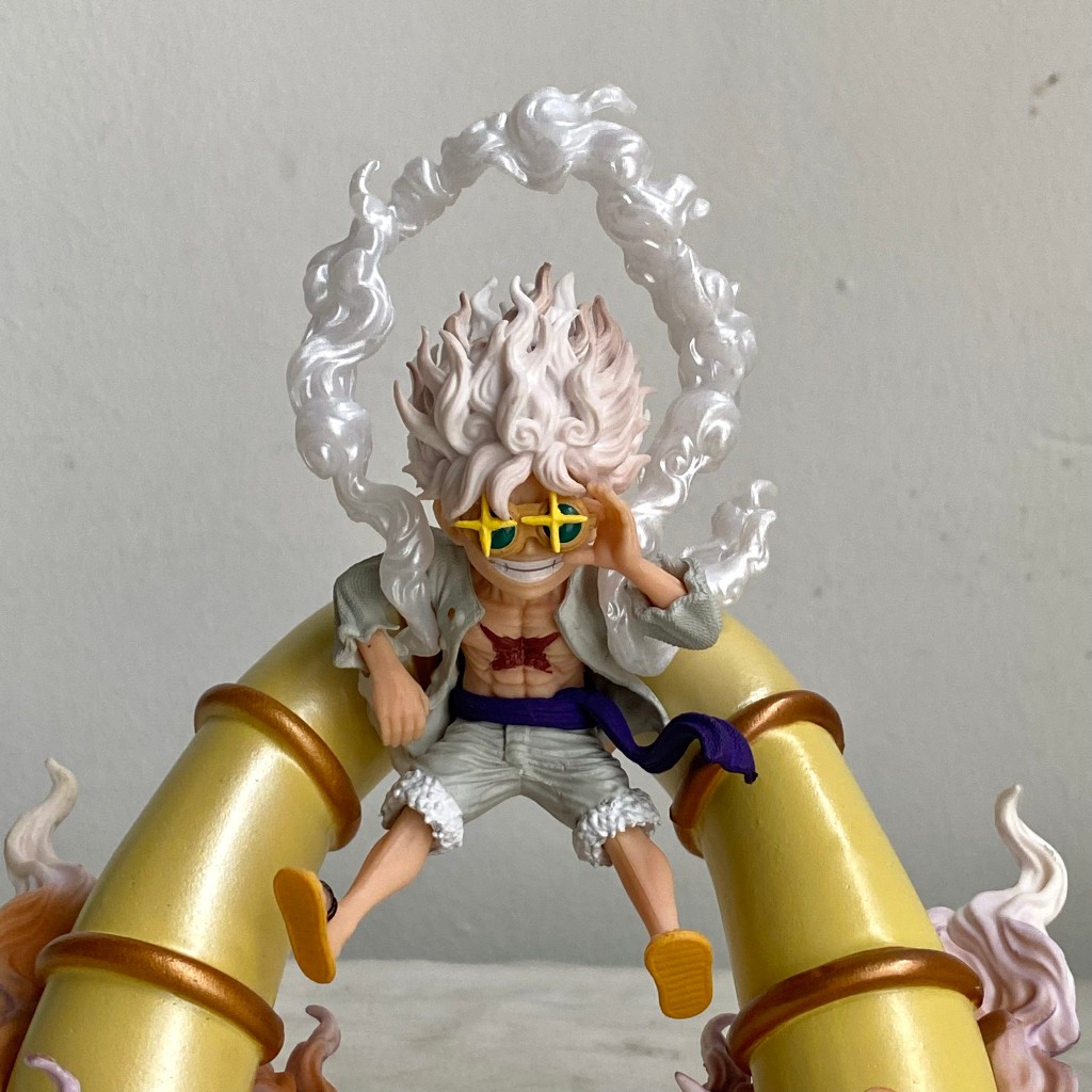 Mô hình Luffy Gear 5 Threel StudioF1 Cao 14CM - Luffy NIKA MAN Chibi - Luffy G5 Onepiece