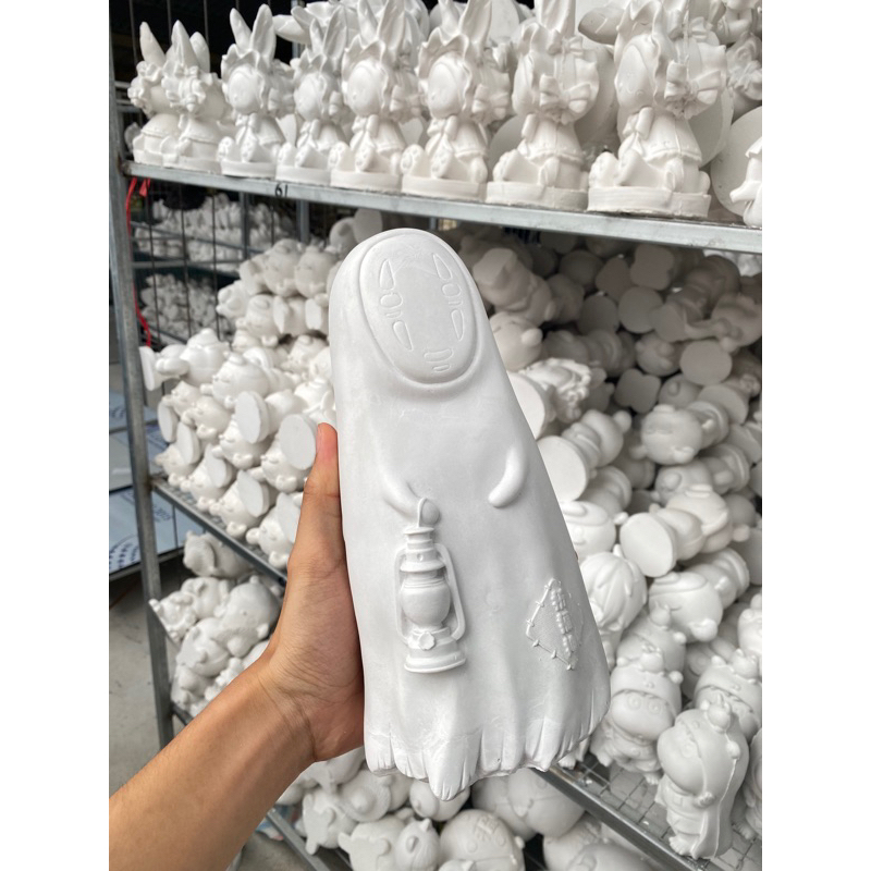 VÔ DIỆN 2 MẶT  tượng thạch cao tô màu cho trẻ