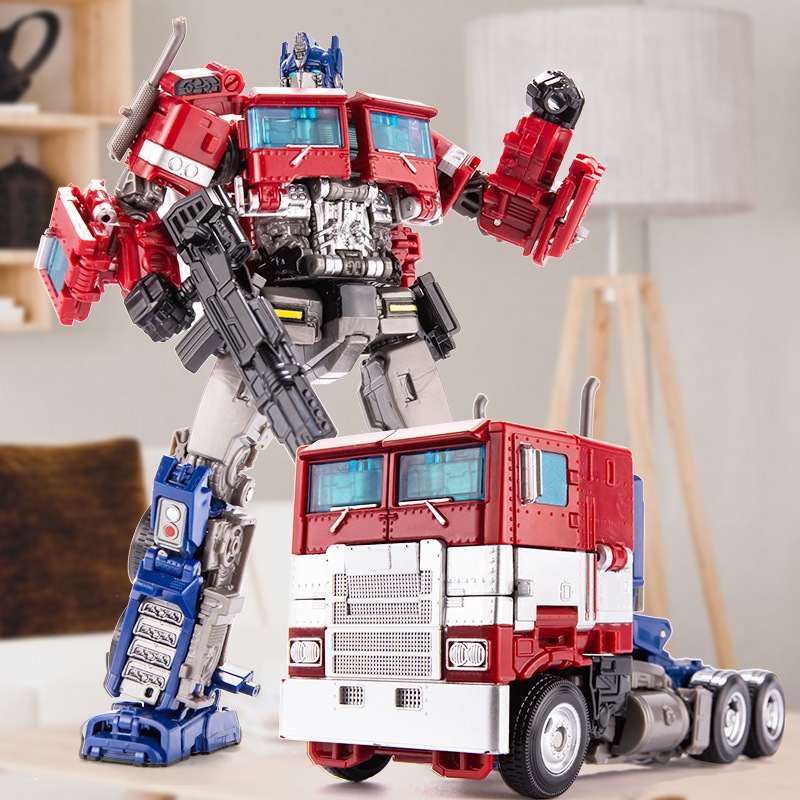 Mô Hình Transformers Optimus Prime YS04 YS04A biến hình thành ô tô tải, đồ chơi rô bốt transformer YS 04 SS38