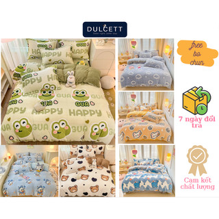Set Bộ Vỏ Nỉ Nhung Tuyết Sữa 5D (15 Mẫu ) , Chất Nhung Mềm Êm, Giữ Ấm Tốt Cho Mùa Đông