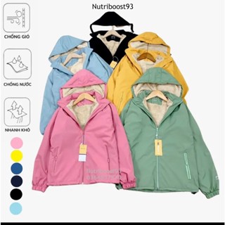 Áo Khoác Gió Lót Lông Nữ Cao Cấp,Áo Lót Lông cừu Dày Dặn Ấm Áp mẫu mới nhất 2023 G64