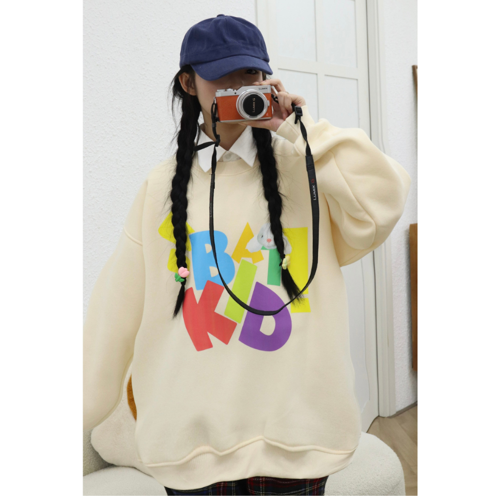 Áo sweater BATKID chất liệu nỉ bông form rộng unisex nam nữ TOSUN S06