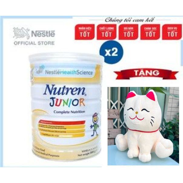 [Tặng Qùa ] Bộ 2 lon sữa bột nutren junior 800gr