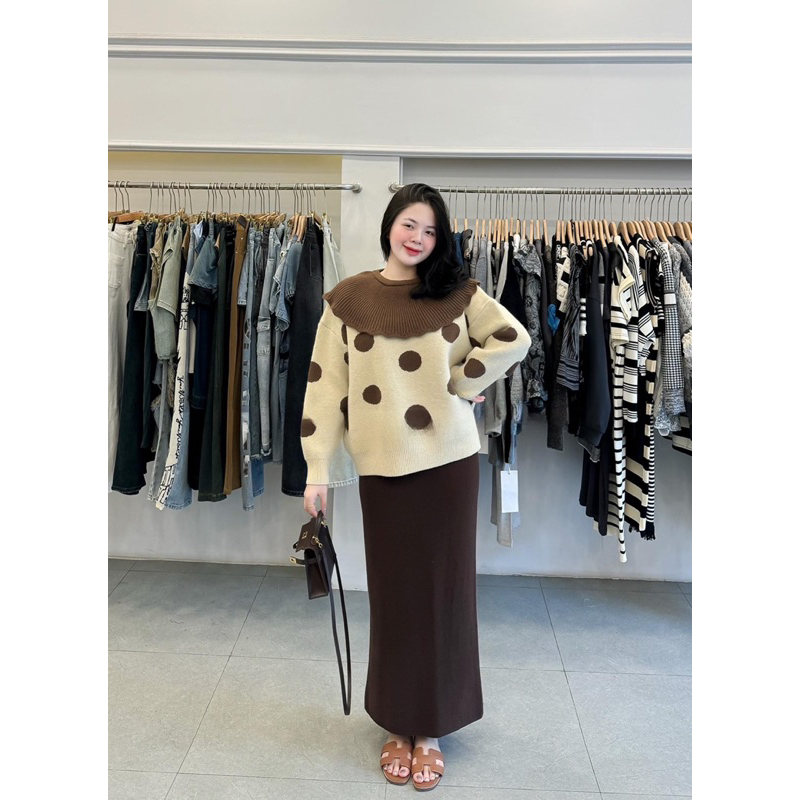 Chân váy dáng dài chất len mịn cao cấp 📸