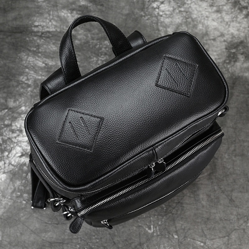 Balo da nam da thật; Ba lô nam da bò thật BP409VB  - 100% da bò thật, BH 3 năm