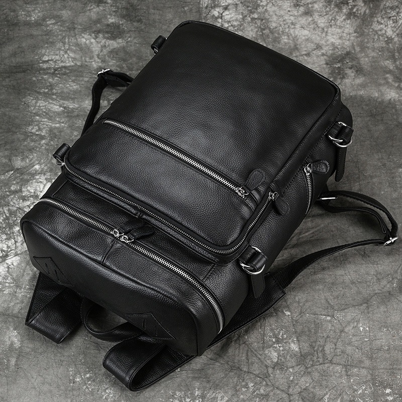 Balo da nam da thật; Ba lô nam da bò thật BP409VB  - 100% da bò thật, BH 3 năm