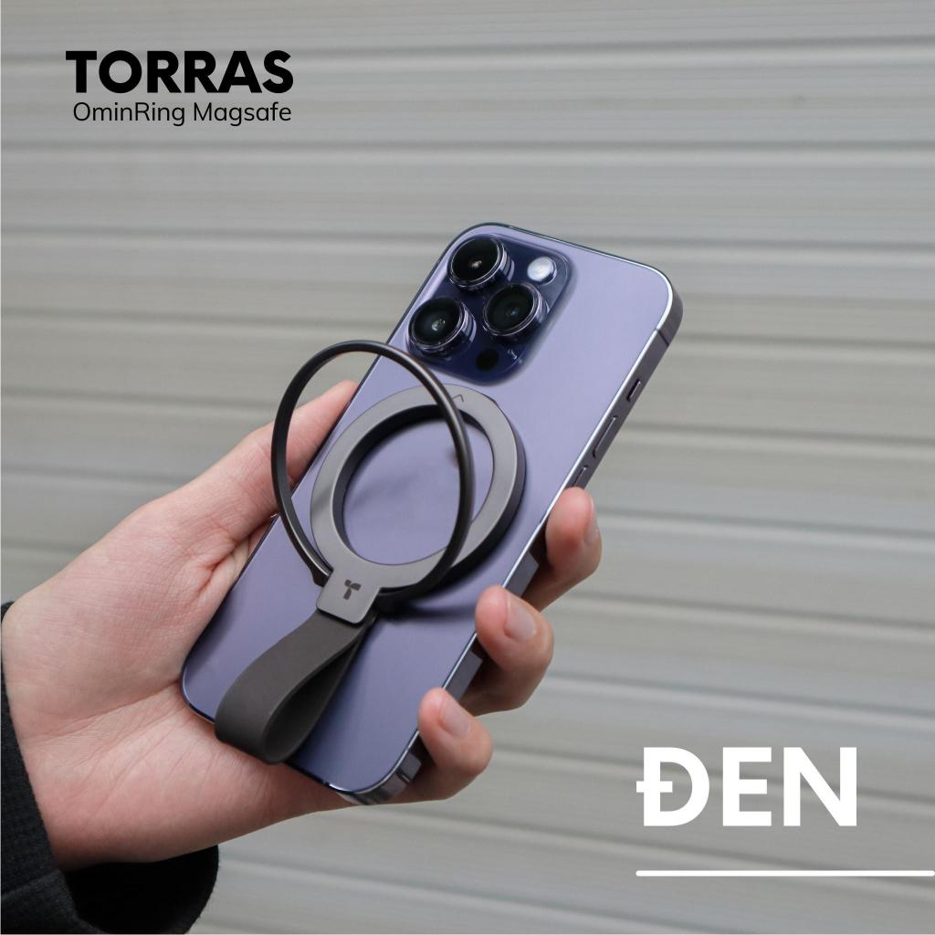 Ring Mag.safe Torras OminRing xoay 360 độ làm giá đỡ xem phim cho điện thoại ip 12 series 13 series 14 series 15 series