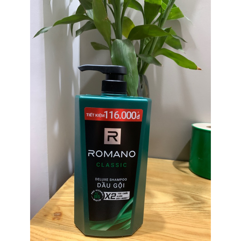 Dầu gội Romano 900g date 7/2025 Tắm gội 900g, Dầu gội Romano GEN Z 619g date 8/26
