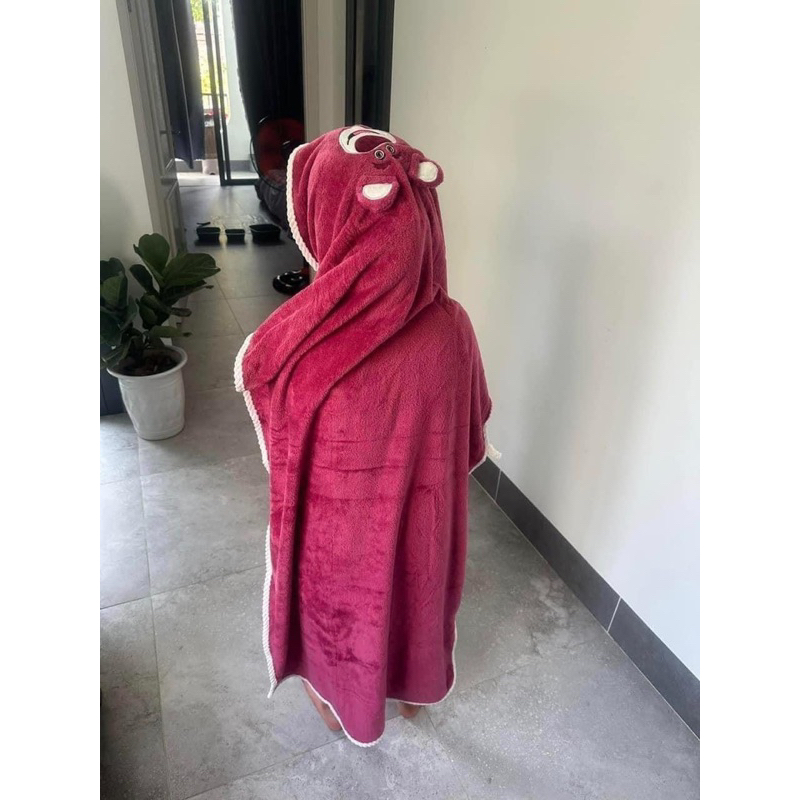 Set chăn + khăn gấu Lotso