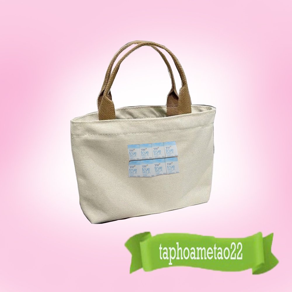 - túi xách in "DẦU ĂN 1L". "mì chính" "MẮM 750ml" cho tín đồ mê nấu nướng