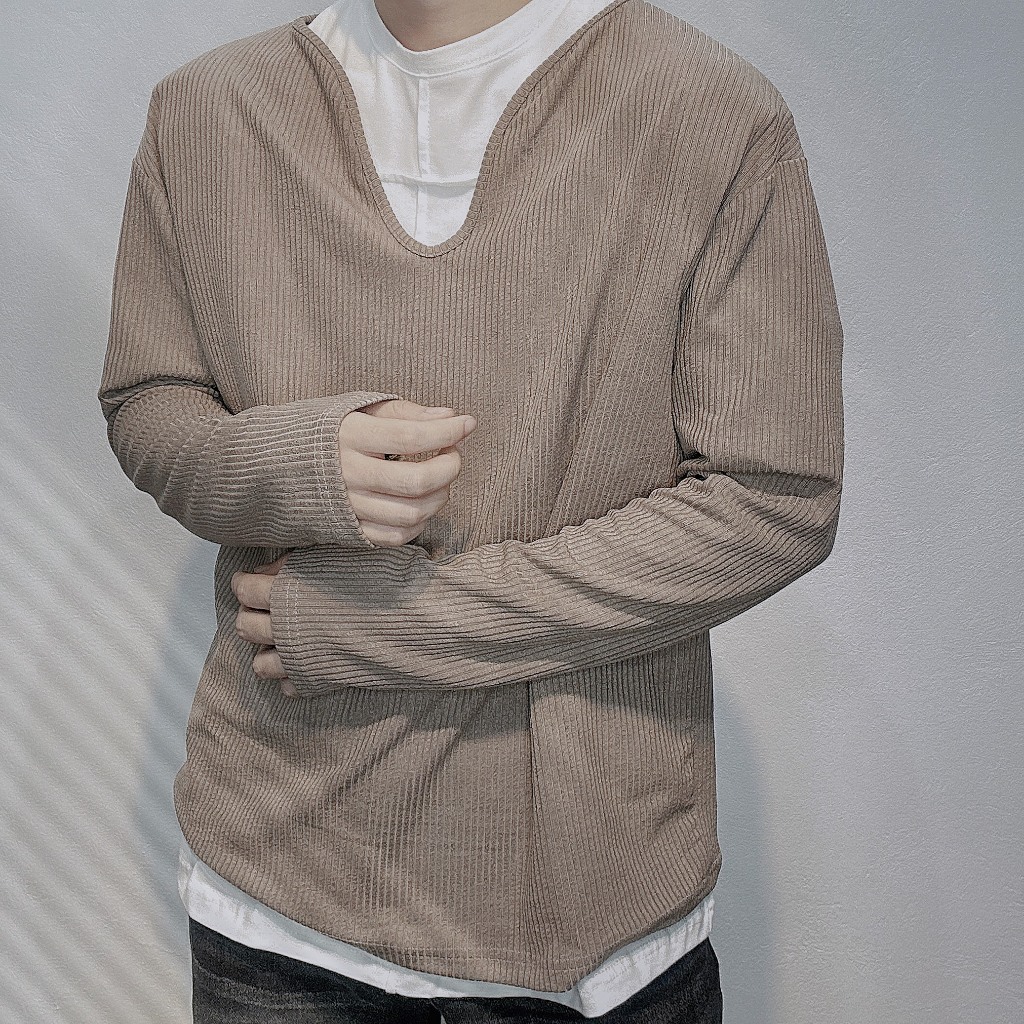 Áo thun dài tay form rộng kiểu cách hàn quốc s58