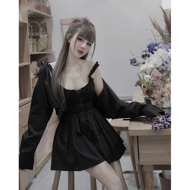 Set Váy Thô Kèm Khoác Chuẩn MPB