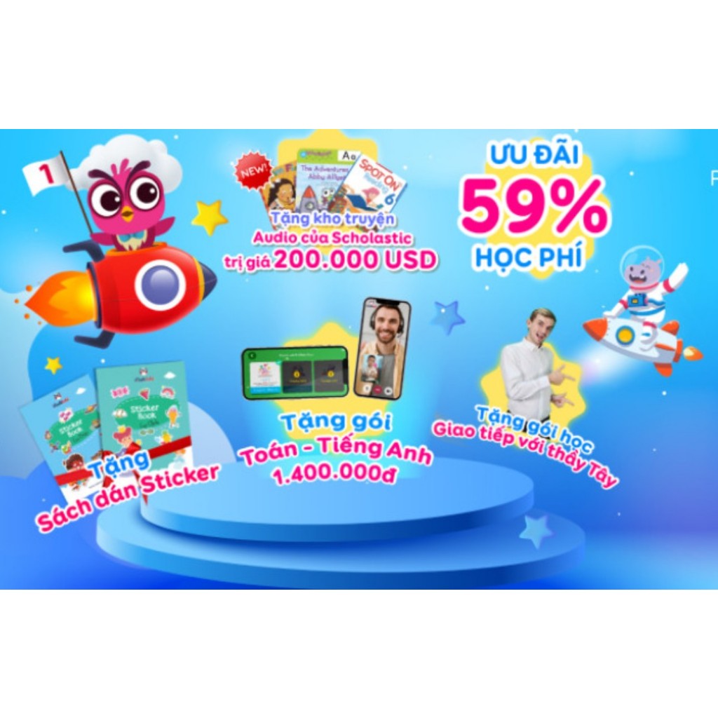COMBO 3 cấp Babilala Edupia Tiểu học và Edupia THCS Trọn đời