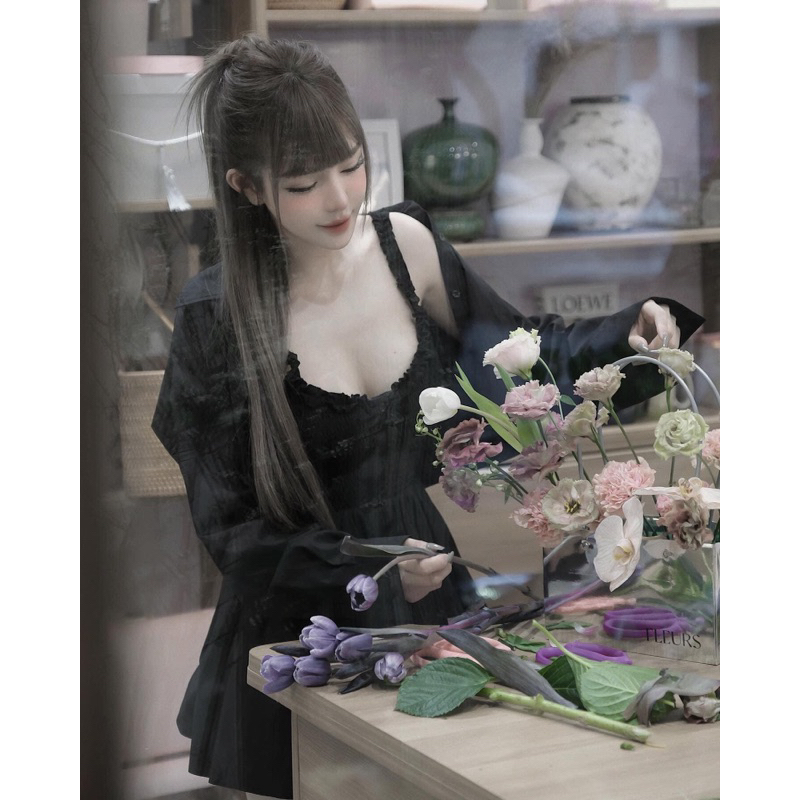 Set Váy Thô Kèm Khoác Chuẩn MPB