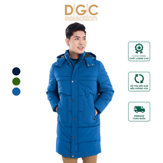  Áo khoác mùa đông nam dáng dài đại hàn 3 lớp WAJKBA13M - Mũ rời chần bông ngang cao cấp DGCs 