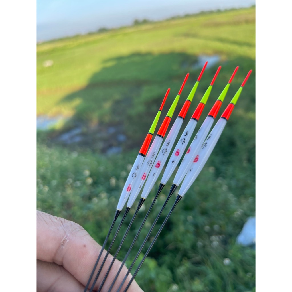 Phao Hố Đấu Tự Cân Chì 3 Nấc Siêu Nhẹ Phao Câu Đài Cao Cấp Chuyên Cá Nhát Mồi