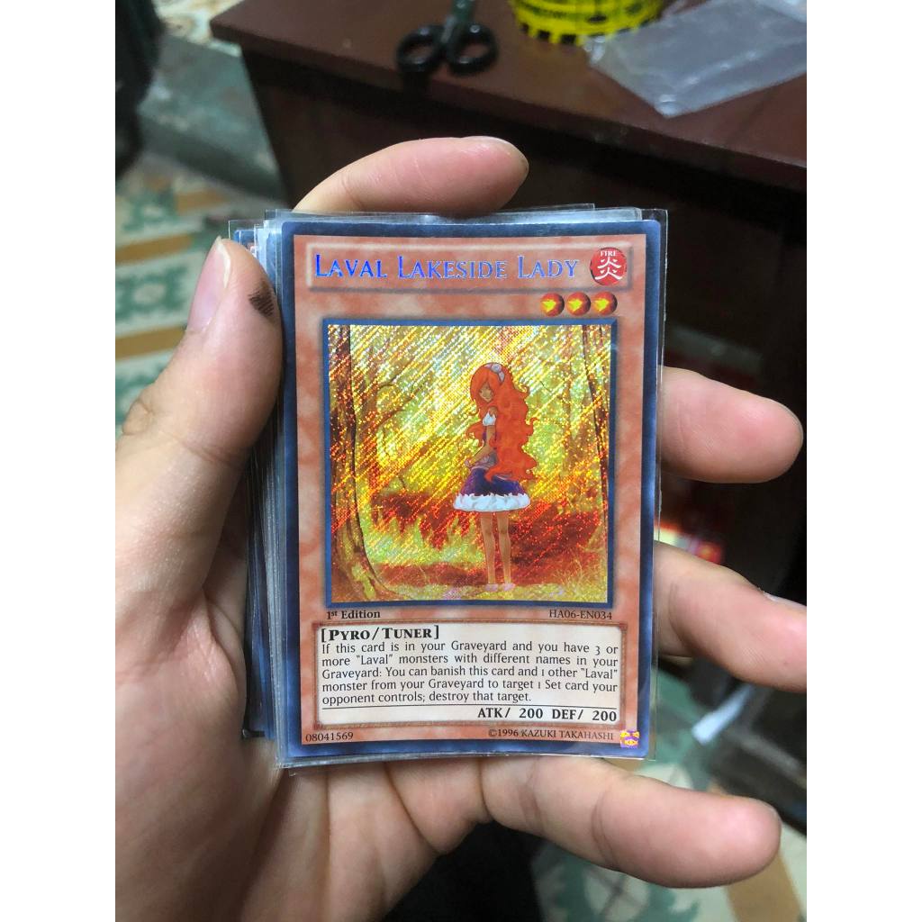 Thẻ bài Yugioh TCG chính hãng "Laval Lakeside Lady "