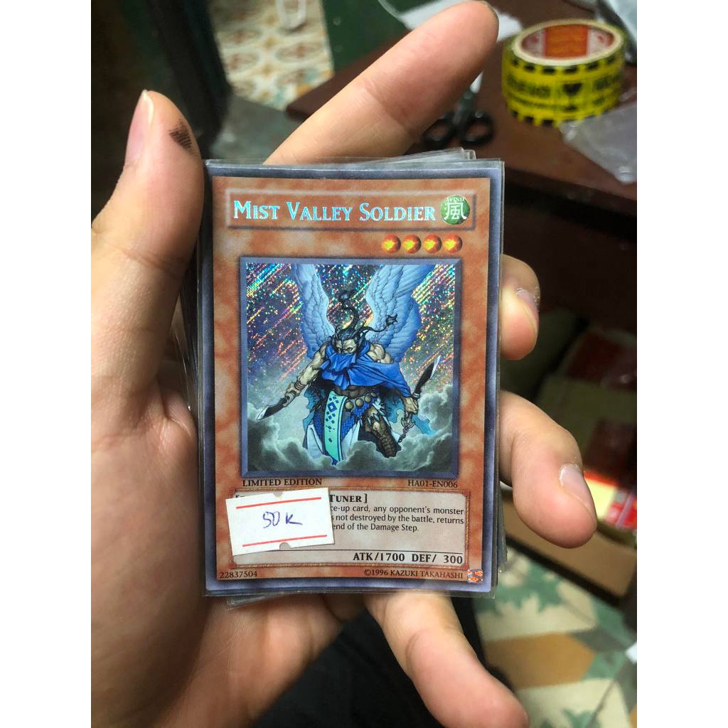 Thẻ bài Yugioh TCG chính hãng "Mist Valley Soldier"