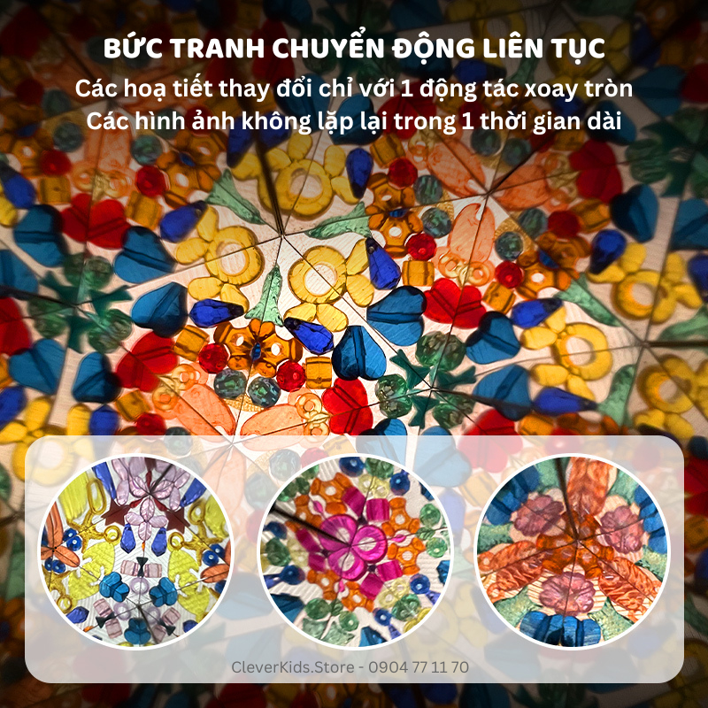 Đồ Chơi Kính Vạn Hoa Chính Hãng Mideer Color Kaleidoscope - CleverKids