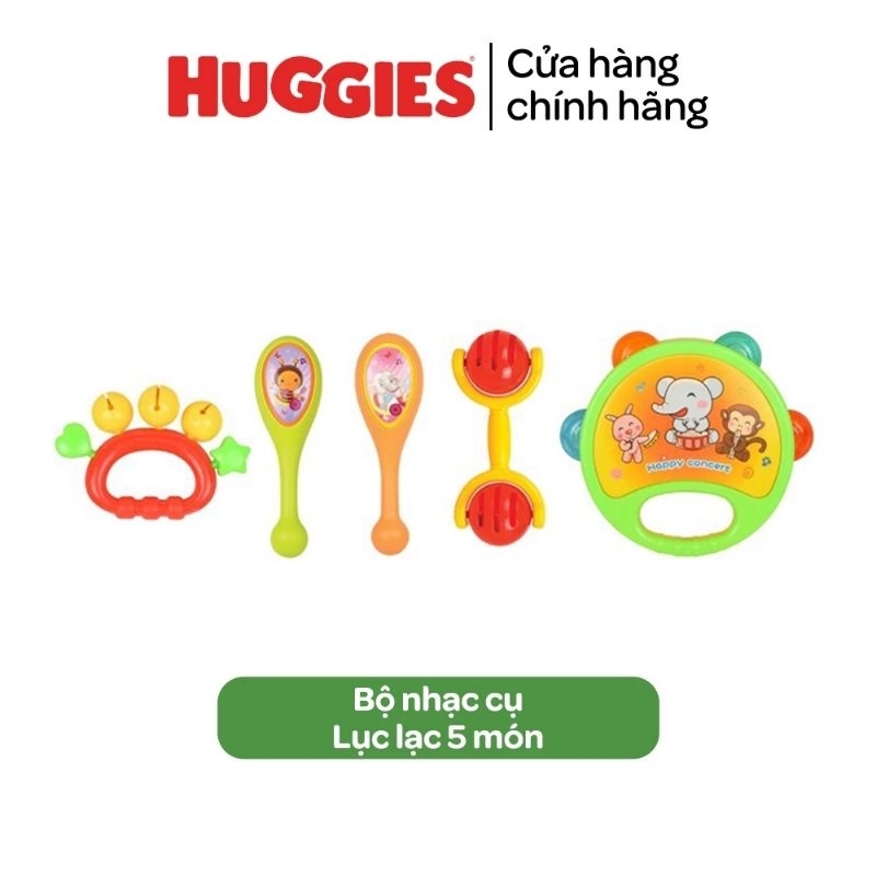 Bộ đồ chơi nhạc cụ 5 món lục lạc