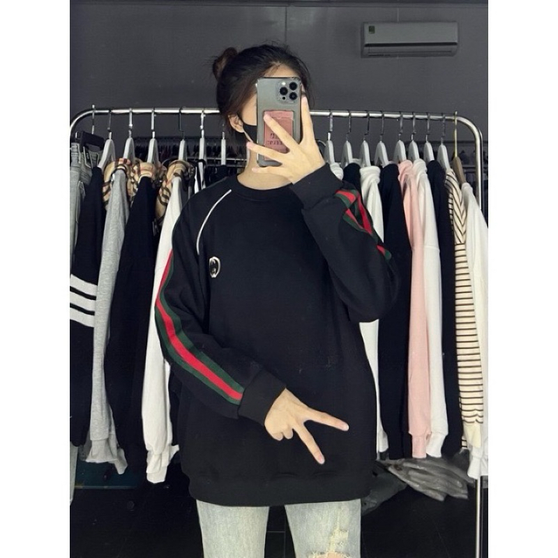 Áo khoác nỉ,Áo sweater unisex form rộng Chất Nỉ 2 da dày dặn ấm áp MieAN14