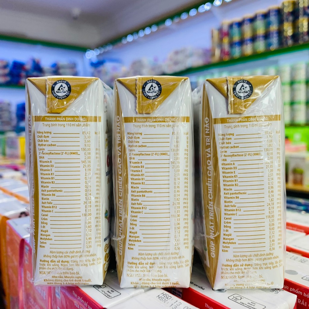 1 VỈ 4 HỘP SỮA BỘT PHA SẴN BIOLAIT COLOS GAIN 110ML PHÁT TRIỂN THỂ LỰC VÀ TĂNG CÂN