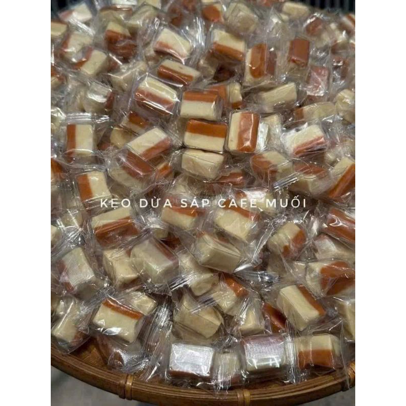 100g kẹo dừa sáp cà phê muối