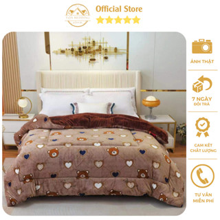 Chăn nỉ lông cừu YUKI xuất nhật , mền lông cừu YUKI ,siêu ấm dày mịn không xù lông khi giặt máy kích thước loại 1 2mx2m3