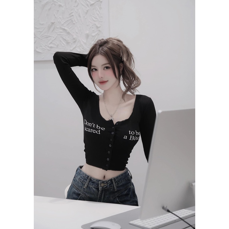 Áo Body Đính Cúc Dọc MPB