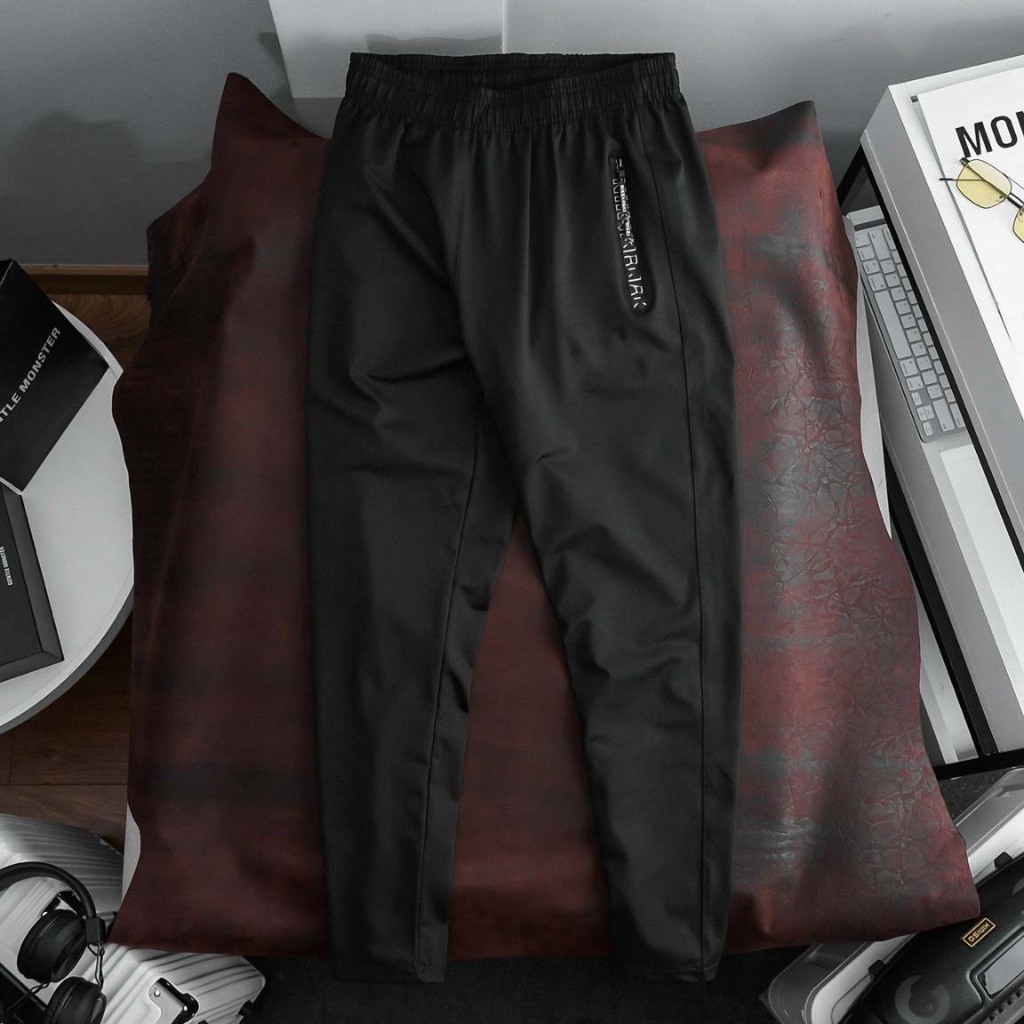 Bigsize - Quần thun dài BB - Boiz trơn ống suông bigsize form 80kg - 130kg