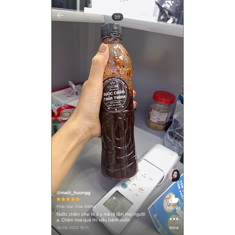 Nước chấm xoài, cóc 700g, 200g