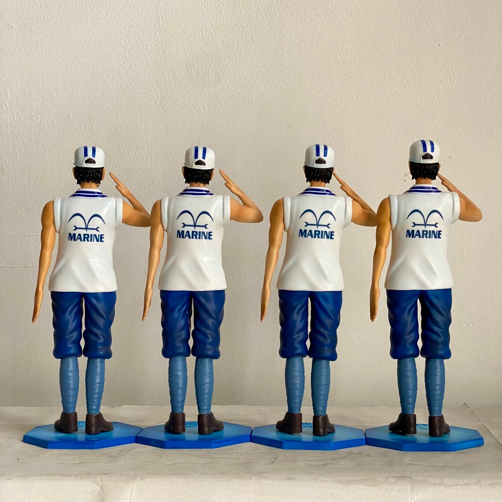 Mô hình lính hải quân Marine cao 22CM - bộ 4 mô hình nhân vật Lính hải quân One piece - One piece figure