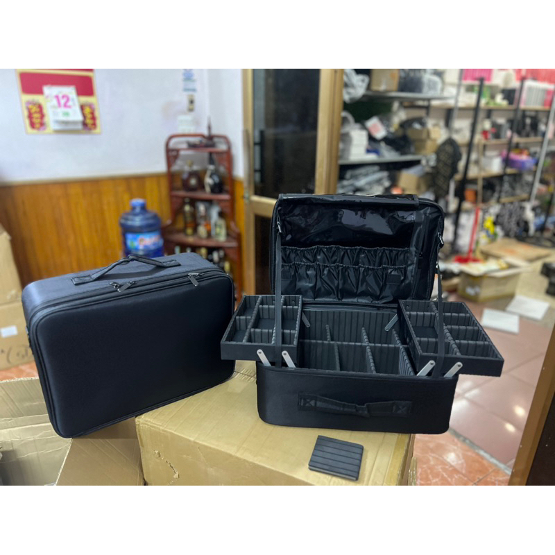 Cốp vải đựng đồ trang điểm size 41 ( mở cánh 2 bên )