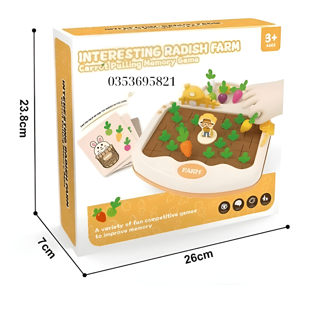 Đồ chơi Đếm Montessori Trò chơi thu hoạch