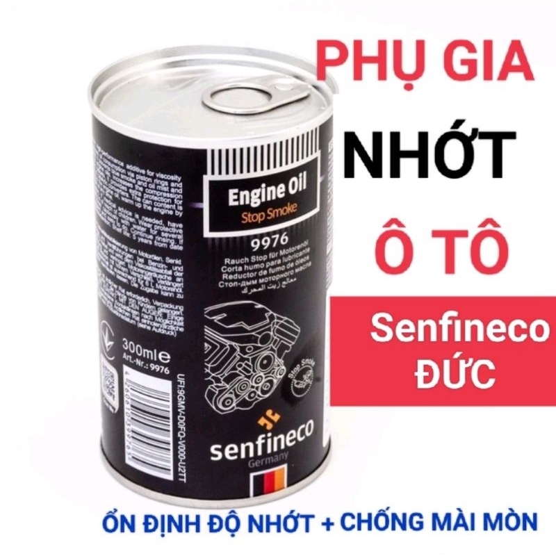 Phụ Gia Ổn Định Nhớt Senfineco 9976 – 300ML Engine Oil Treatment – Hàng Chính Hãng