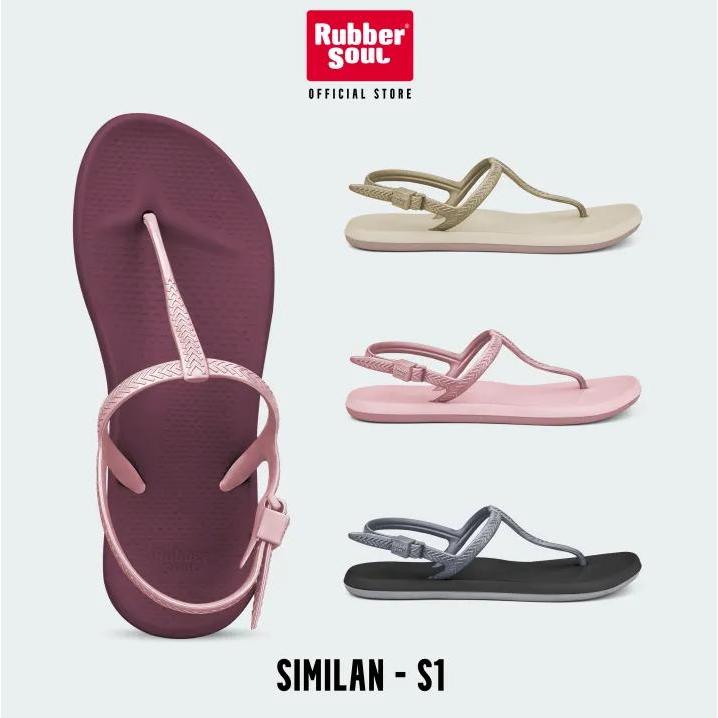 Giày sandal Thái Lan nữ quai kẹp cao su non Rubber Soul Similan S1