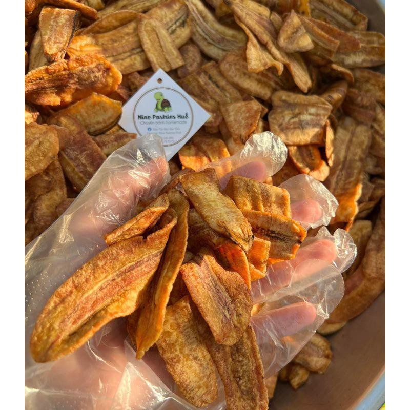 Chuối sấy không đường 1 kg - nhà Nine