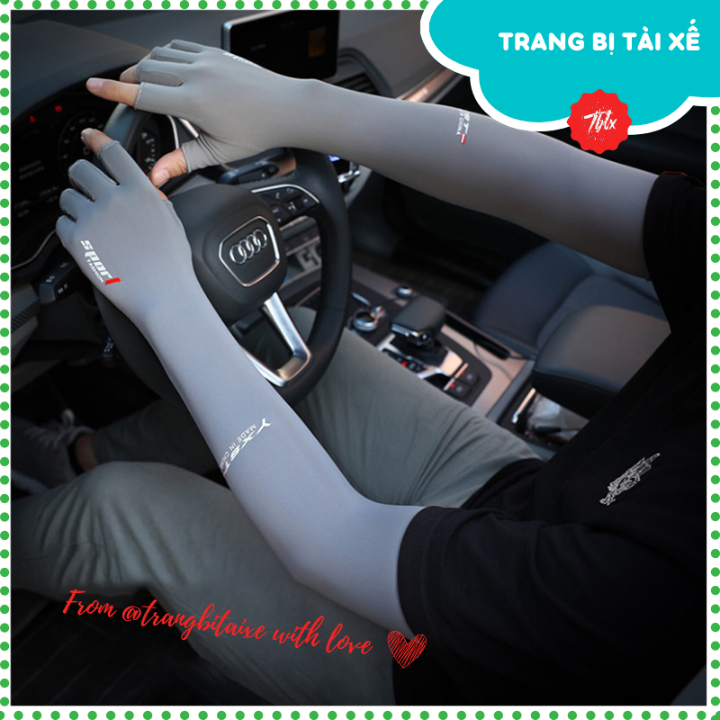 Găng tay chống nắng dài xỏ 5 ngón lái ô tô,đi xe máy mùa hè găng tay chống nắng nam nữ sport dài tay thao tác tiện-GDX5