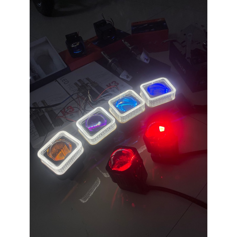 Bi LED 1.5 inch - 45w cắt sáng chống chói lắp Ô tô xe máy