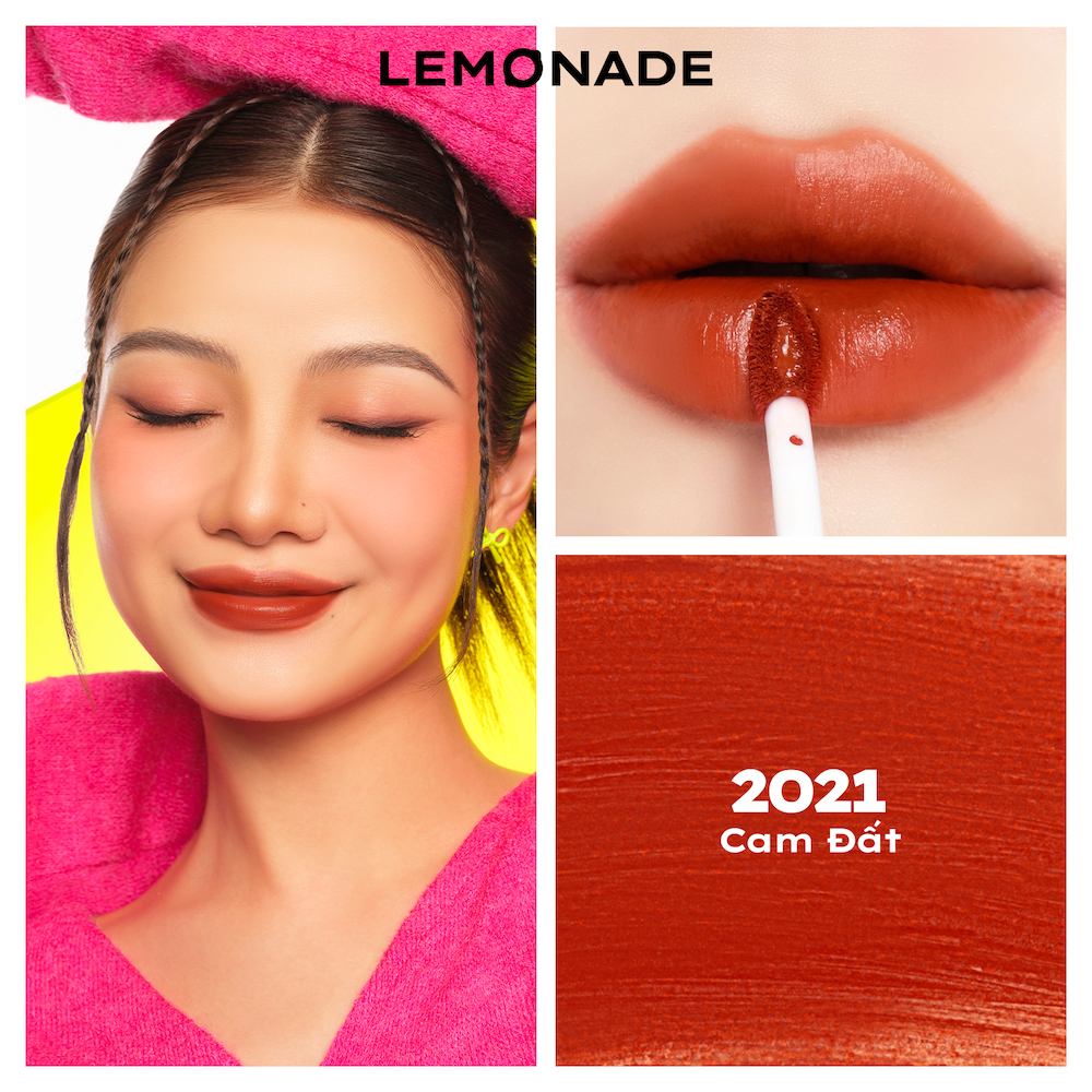 Combo 03 Son kem mịn lì thuần chay Lemonade Perfect Couple Lip 5 Years
