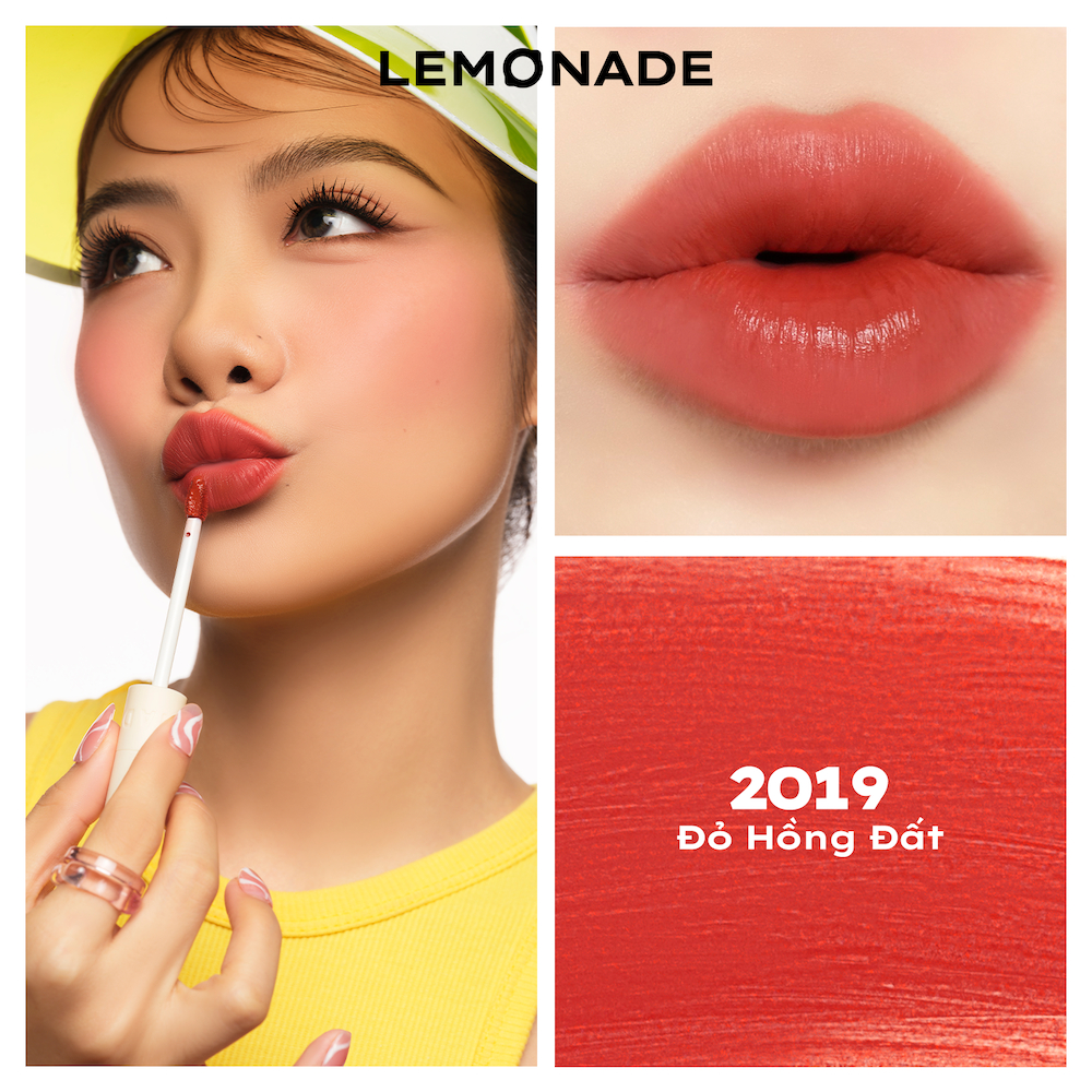 Combo 02 Son kem mịn lì thuần chay Lemonade Perfect Couple Lip 5 Years (3.5gx2)