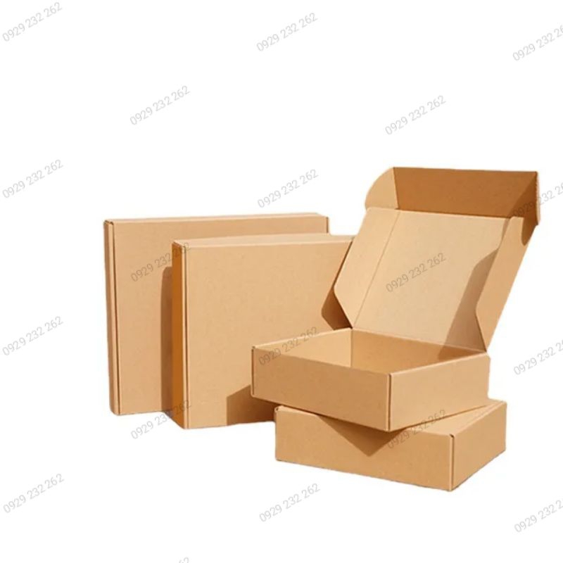 Hộp Carton Nắp Gập 12x12x5 cm