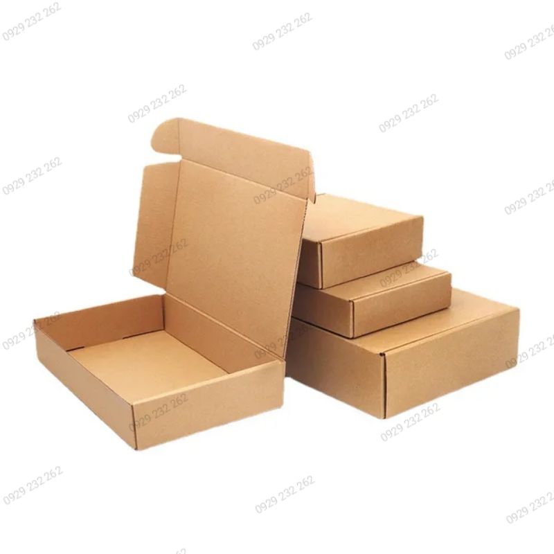 Hộp Carton Nắp Gập 12x12x5 cm