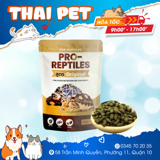 Thức Ăn Rùa Cạn Pro-Reptile 1kg (NÂU) - Đúng nghĩa NGON BỔ RẺ cho Rùa châu phi, da báo, chân đỏ, ấn độ