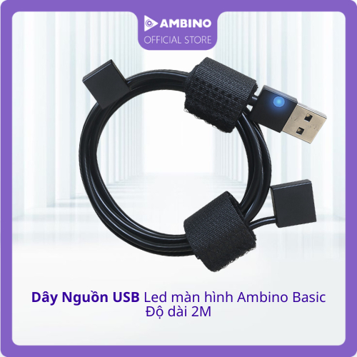 Dây USB điều khiển Led dán màn hình Ambino Basic và Led dán cạnh bàn Ambino Edge