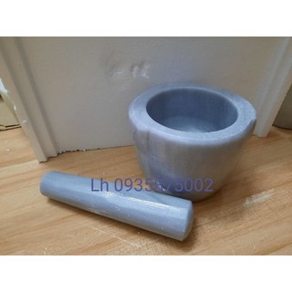 Cối đá đen nâu size 14cm ( kèm chày )