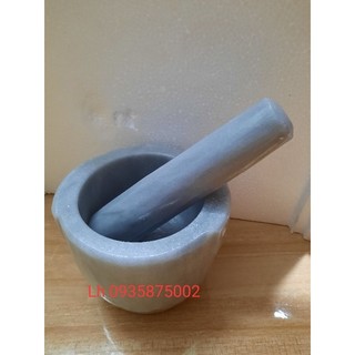 Cối đá đen nâu size 14cm ( kèm chày )