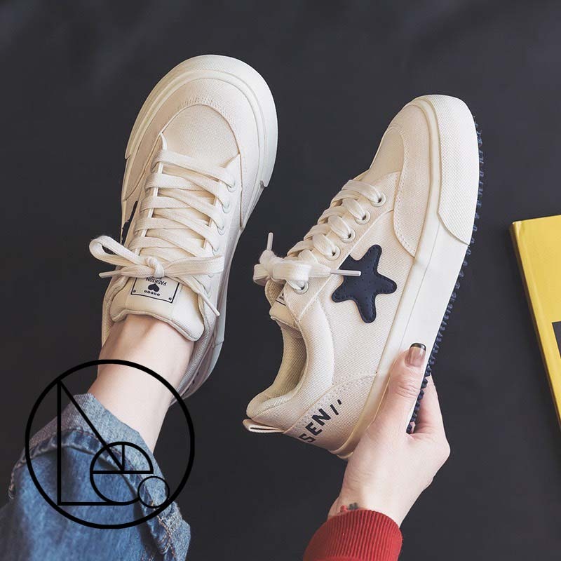 Giày thể thao nữ ngôi sao với 2 màu phù hợp đi học, đi chơi,...