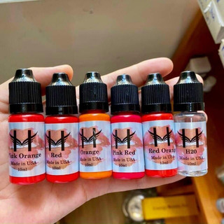 Mực xăm phun hoa tít hoa đào lọ 10ml , bám màu nhanh bong đậm