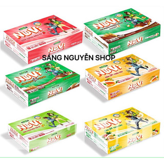 Thùng sữa lúa mạch nuvi thạch 100ml x 48 hộp thạch cacao/ sữa chua thạch dâu/ sữa trái cây thạch